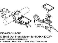 K-Edge - Support Out-Front Pour écran Bosch Kiox 7 K-Edge - Support Out-Front Pour écran Bosch Kiox -Vélo Accessoires Magasin k edge support out front ecran bosch kiox 3 3840x2160