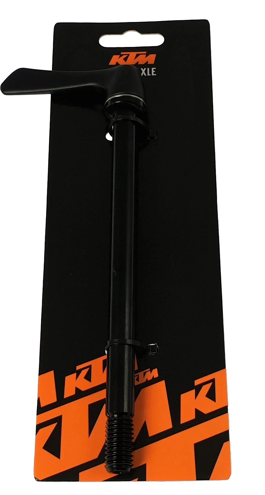 KTM Team - Axe Traversant Arrière 142mm M12x1,75 Noir Orange 2 KTM Team - Axe Traversant Arrière 142mm M12x1,75 Noir Orange – Image 2